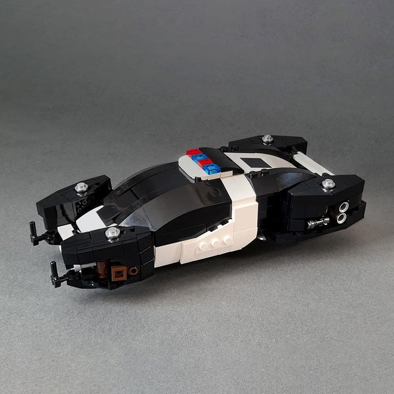 Hovering Police Car MOC Building Kit | Futuristic Patrol Vehicle - 2