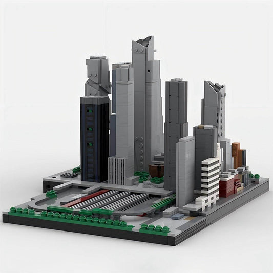Hudson Yards NYC Skyline MOC Building Kit | Modern Skyscraper Model - 1