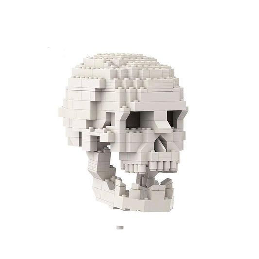Human Skull with Brain Blocks Set | LEGO-Compatible MOC - 1