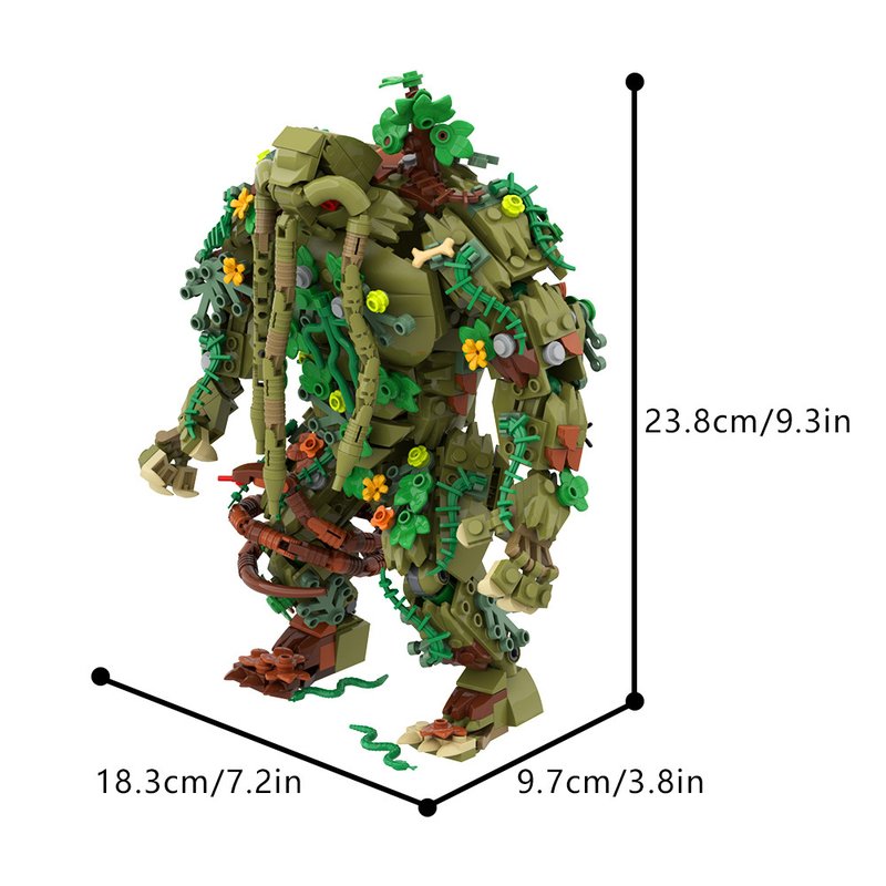 Humanoid Superhero Creature Building Kit | LEGO-Compatible MOC - 4