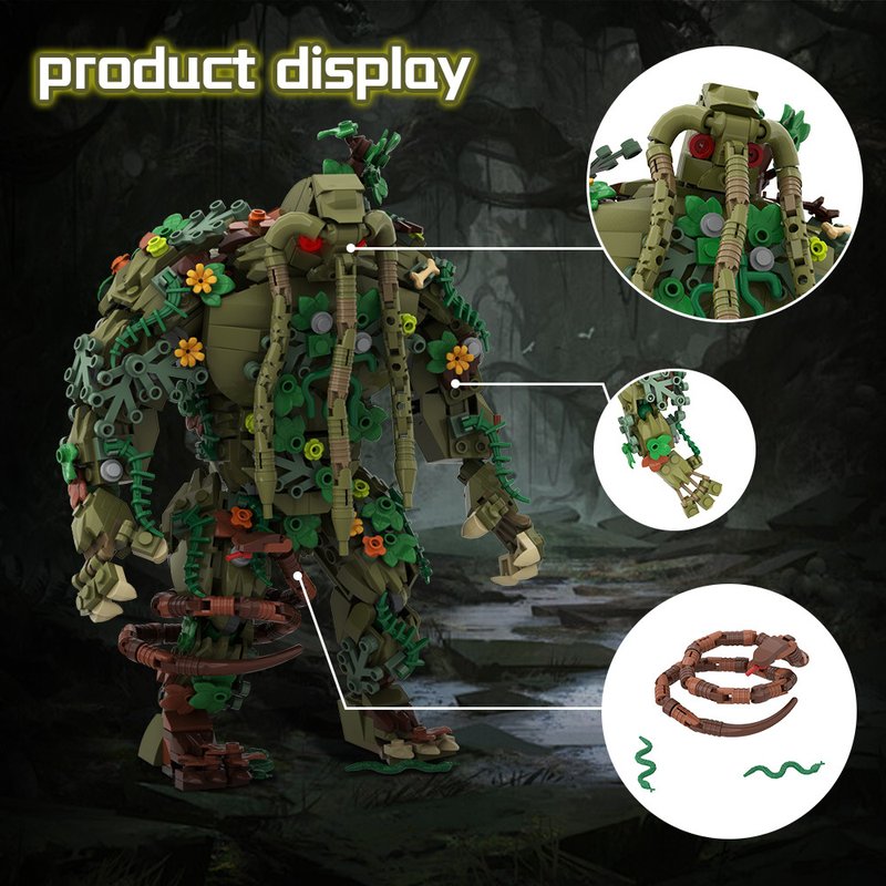 Humanoid Superhero Creature Building Kit | LEGO-Compatible MOC - 6