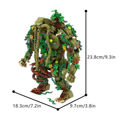 Humanoid Superhero Creature MOC Building Kit | Fantasy Figure Model - 4