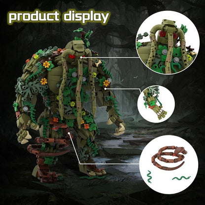 Humanoid Superhero Creature MOC Building Kit | Fantasy Figure Model - 6
