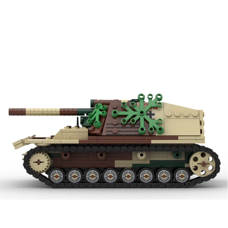 Hummel Self-propelled Gun Building Kit | WWII | Compatible MOC - 5
