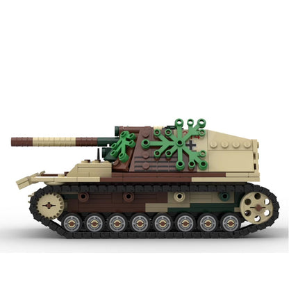 Hummel Self-propelled Gun Building Kit | WWII | Compatible MOC - 5