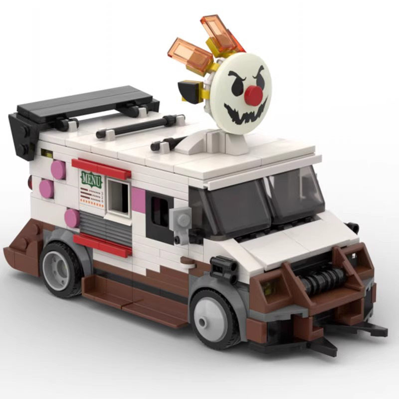 Ice Cream Truck Building Kit | LEGO-Compatible MOC - 1