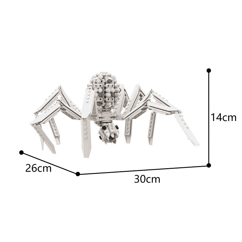 Ice Spider Cave Creature Building Kit | LEGO-Compatible MOC - 4