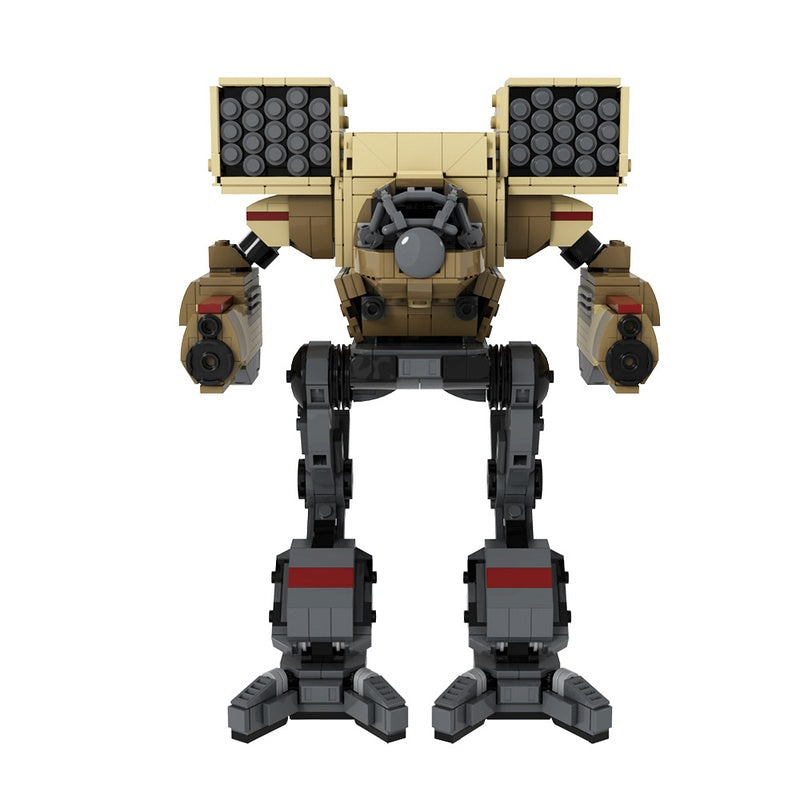 Iconic Clan Mecha Robot Heavy OmniMech Building Kit | LEGO-Compatible MOC - 5
