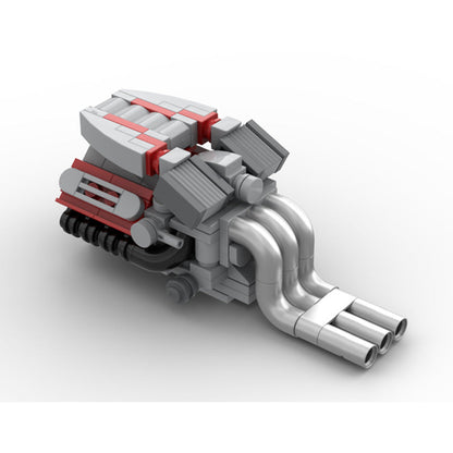Iconic Italian Super Car Building Kit | Us Tuning Version | LEGO-Compatible MOC - 6