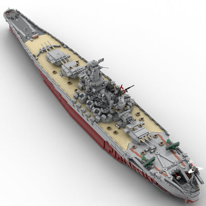 IJN Yamato 1:200 WWII Battleship Building Kit | LEGO-Compatible MOC - 2