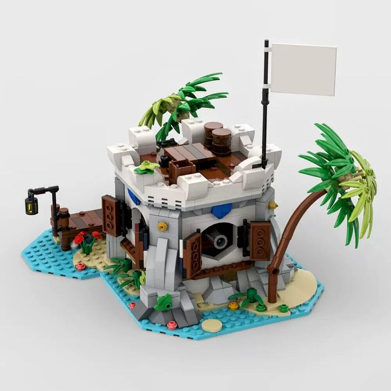 Imperial Cannon Cove MOC Coastal Fort Building Kit - 3