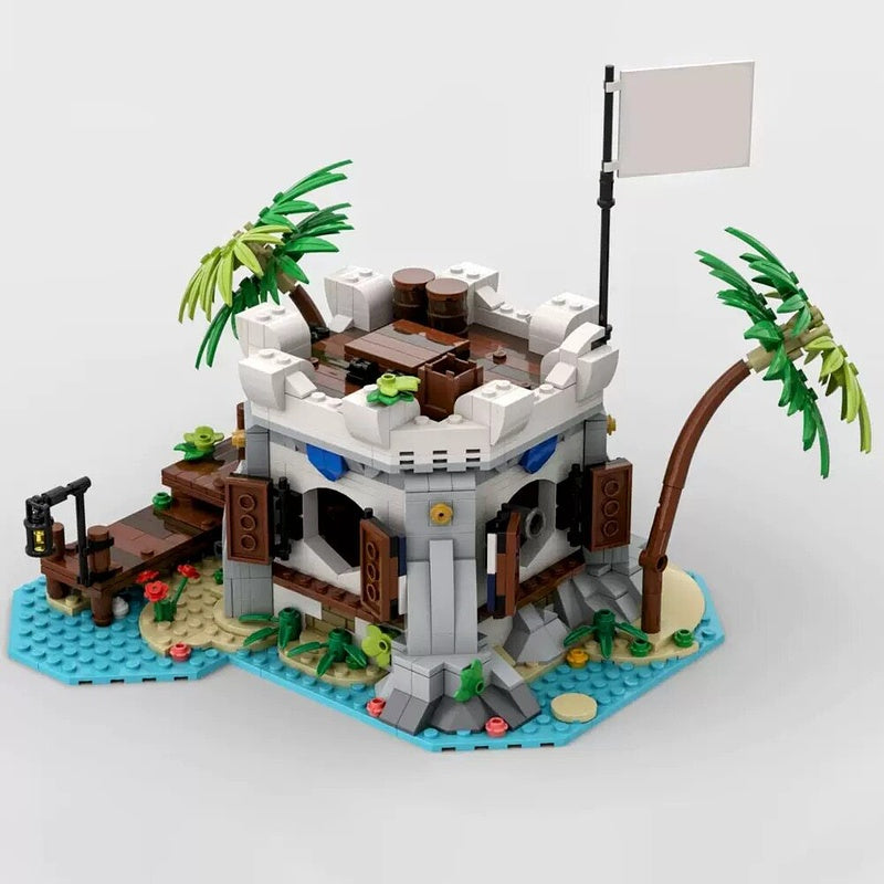 Imperial Cannon Cove MOC Coastal Fort Building Kit - 4