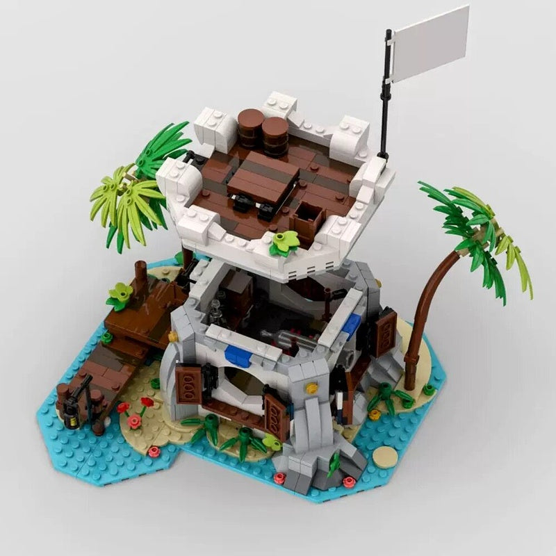 Imperial Cannon Cove MOC Coastal Fort Building Kit - 5