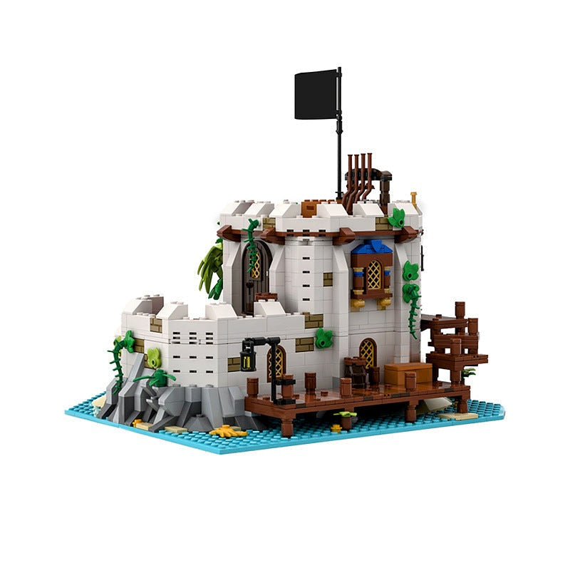 Imperial Fortified Outpost MOC Building Kit | Medieval Castle Architecture - 1