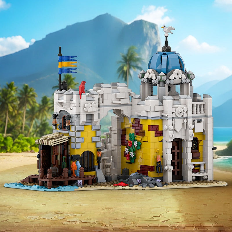 Imperial Naval Prison MOC Building Kit | Pirate Fortress Display Model - 2