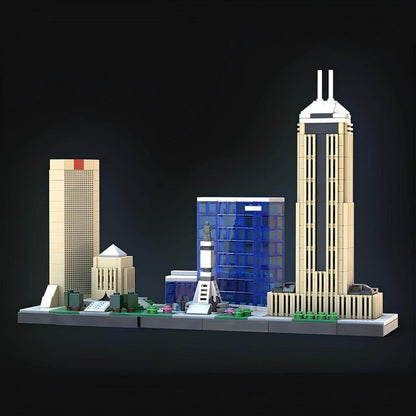 Indianapolis Skyline Building Kit | LEGO-Compatible MOC - 3