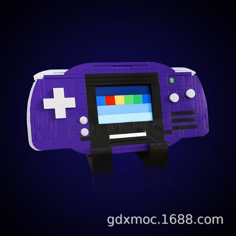 Indigo Retro Handheld Game Console MOC Building Kit - 2