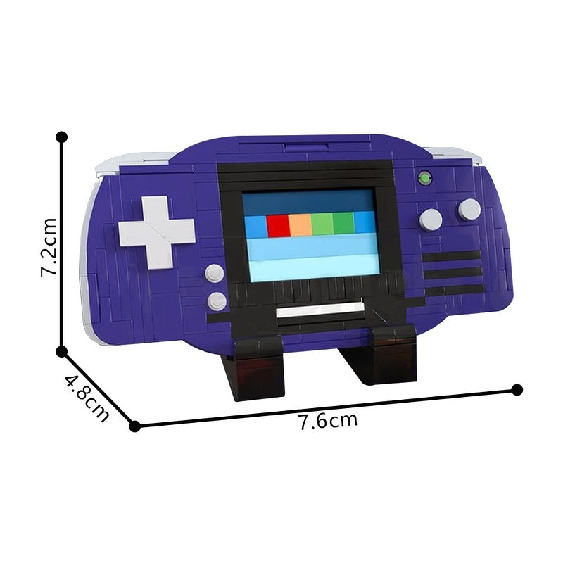 Indigo Retro Handheld Game Console MOC Building Kit - 4