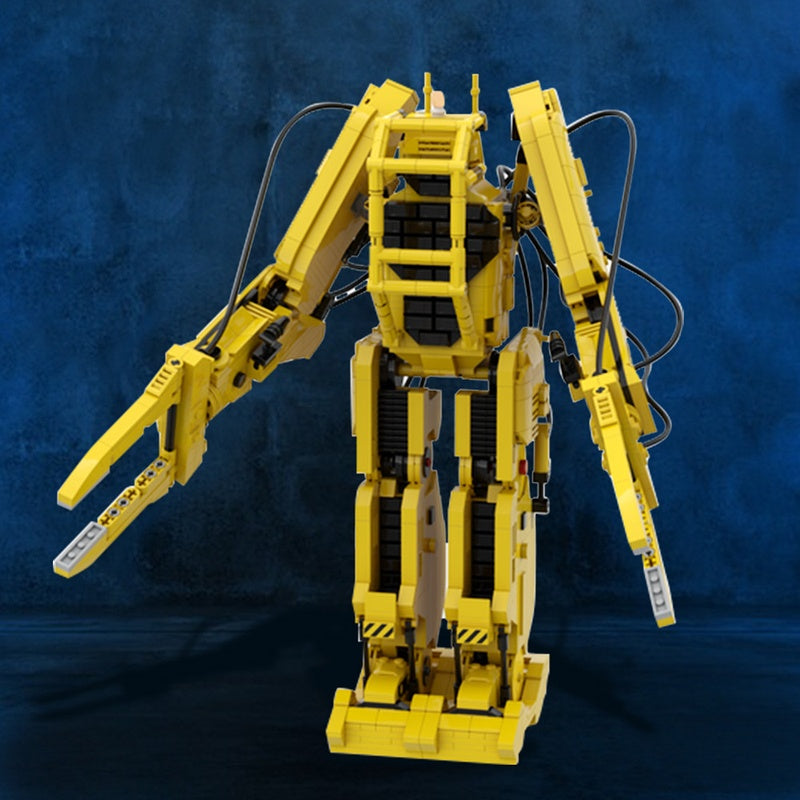 Industrial Cargo Power Exo-Suit Mech Building Kit | LEGO-Compatible MOC - 1