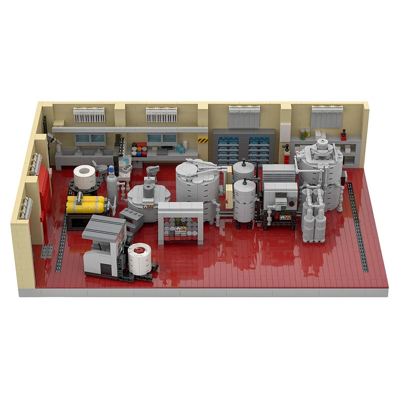 Industrial Chemical Superlab Diorama MOC Building Kit - 1