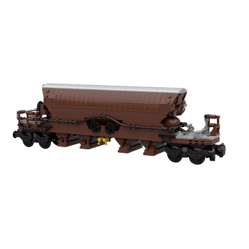 Industrial Hopper Wagon MOC Building Kit | 611-Piece Precision Railway Model - 2