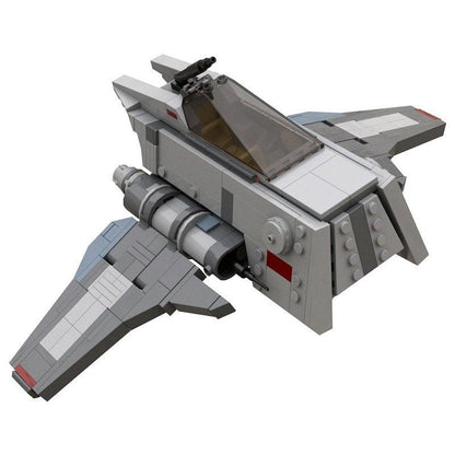INT-3 Omen Royal Guard Starfighter MOC Spacecraft Building Kit - 1