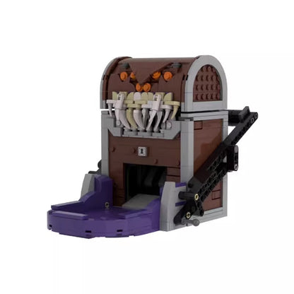 Interactive Mimic Dice Tower Building Kit | LEGO-Compatible MOC - 1