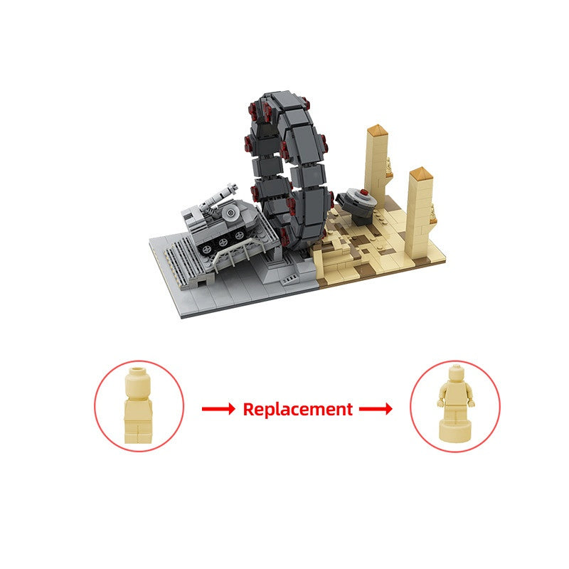 Interstellar Portal Command Base Building Kit | LEGO-Compatible MOC - 4