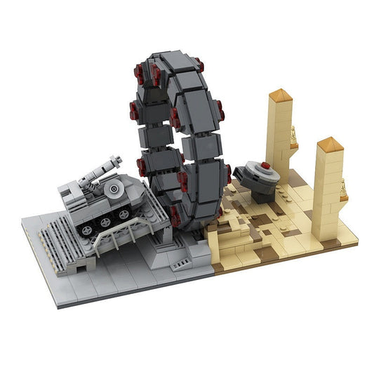 Interstellar Portal Command Base MOC Building Kit | Sci-Fi Space Station - 1