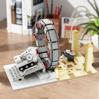 Interstellar Portal Command Base MOC Building Kit | Sci-Fi Space Station - 2