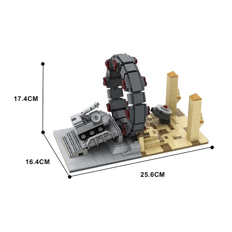 Interstellar Portal Command Base MOC Building Kit | Sci-Fi Space Station - 3