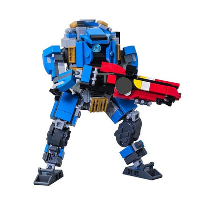 Ionized Vanguard Pilot Mecha Building Kit | LEGO-Compatible MOC - 5
