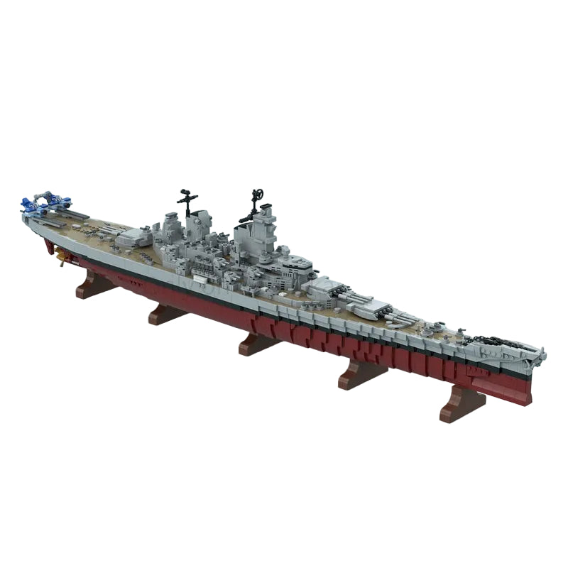 Iowa Class Battleship MOC Building Kit | USS Missouri Naval Model - 2