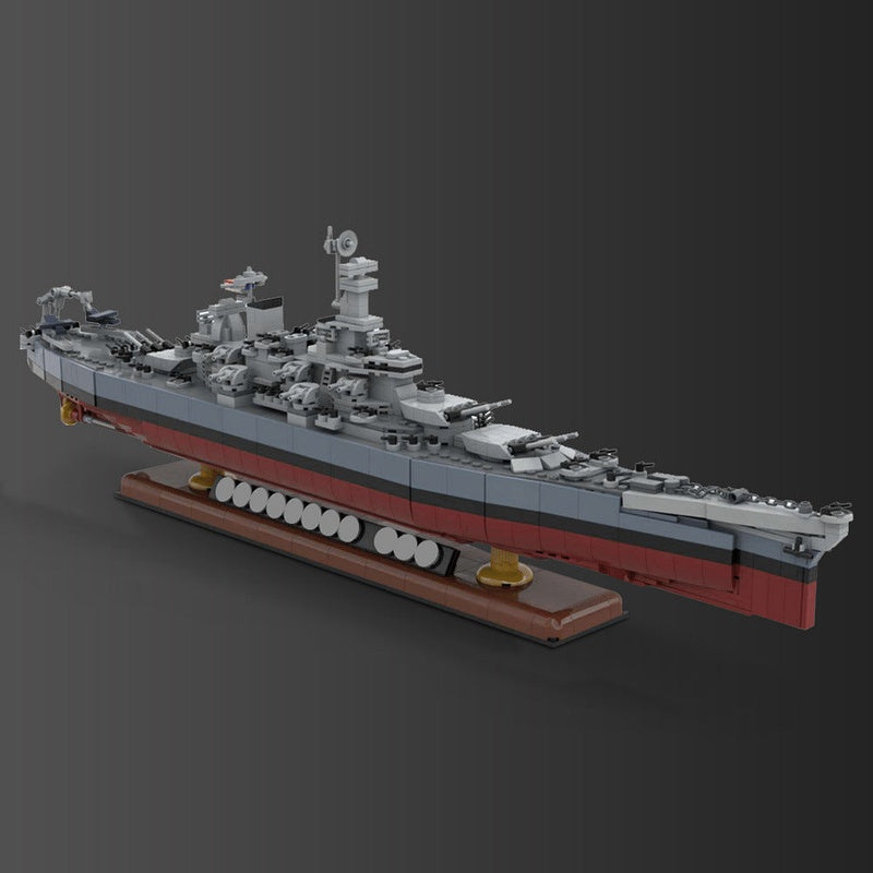 Iowa Class Battleship MOC Building Kit | USS Missouri Naval Model - 2