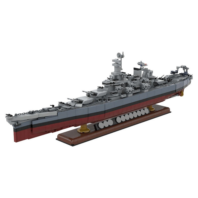 Iowa Class Battleship MOC Building Kit | USS Missouri Naval Model - 3