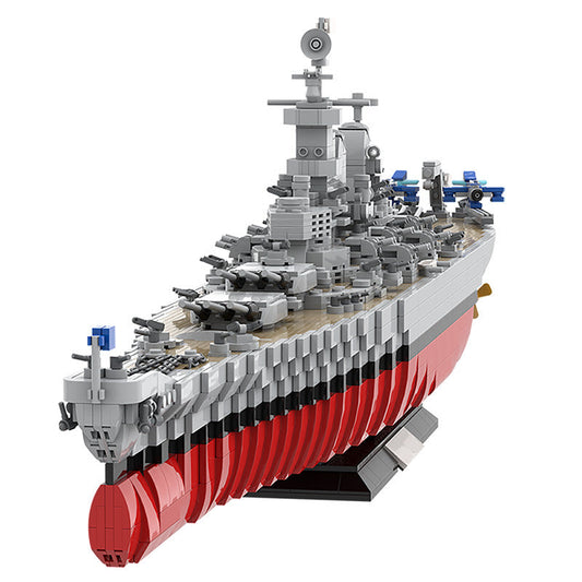Iowa-Class Battleship USS Missouri BB-63 Building Kit | LEGO-Compatible MOC - 1