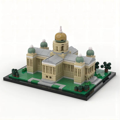 Iowa State Capitol MOC Building Kit | US Civic Landmark Architecture Model - 3