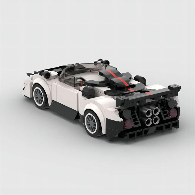 Italian C12 Hypercar Speed Racing Car Building Kit | 8-Wide LEGO-Compatible MOC - 3