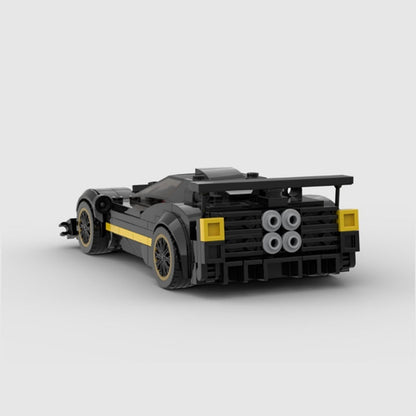 Italian Carbon Track Hypercar MOC Building Kit | Racing Sports Car Model - 2
