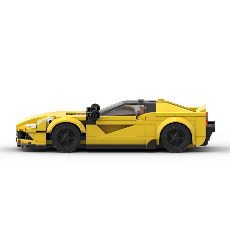 Italian Front-Engine Turbo Sports Coupe Building Kit | LEGO-Compatible MOC - 3