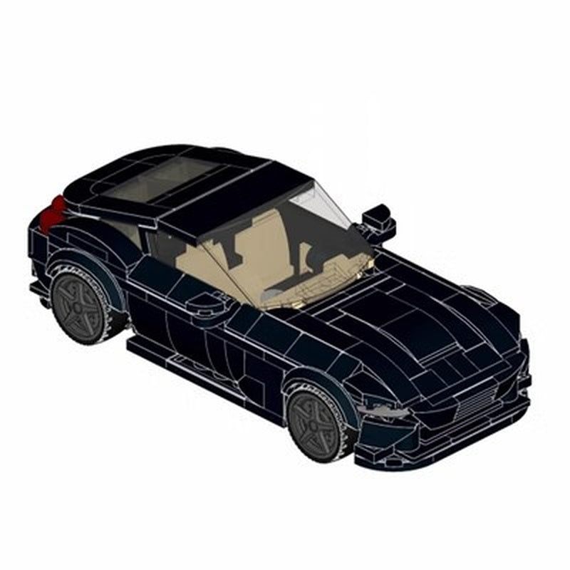 Italian GT Coupe V8 Sports Car Building Kit | 8-Stud Compatible MOC - 5