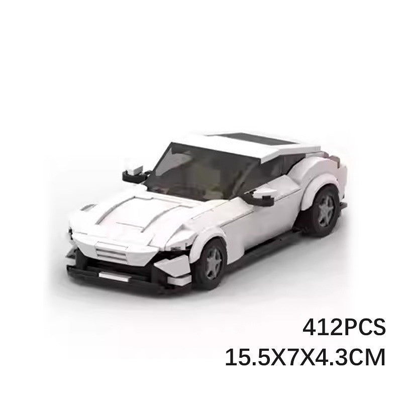 Italian GT Coupe V8 Sports Car Building Kit | 8-Stud LEGO-Compatible MOC - 4