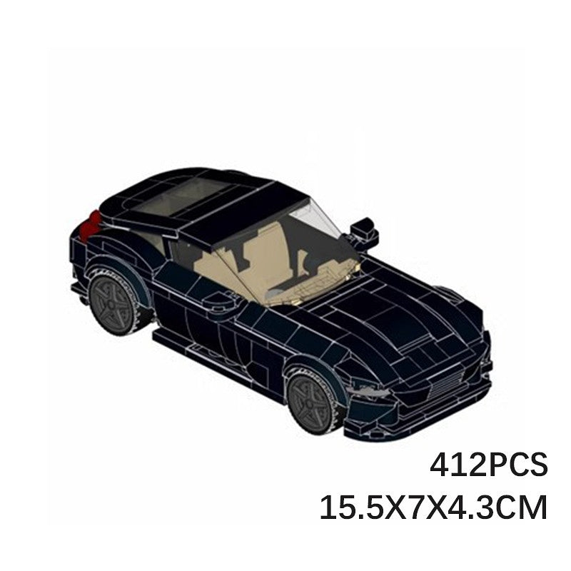 Italian GT Coupe V8 Sports Car Building Kit | 8-Stud LEGO-Compatible MOC - 6