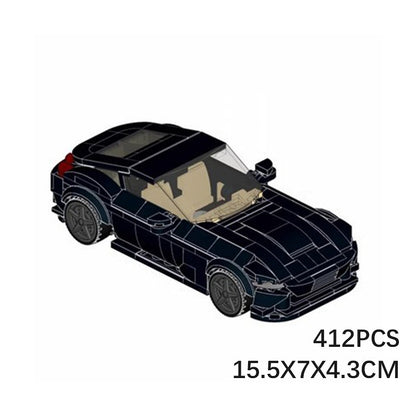 Italian GT Coupe V8 Sports Car Building Kit | 8-Stud LEGO-Compatible MOC - 6