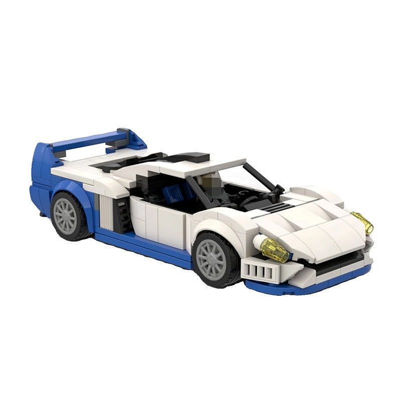 Italian GT Track Hypercar MOC Building Kit | 8-Wide Supercar Model - 2
