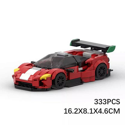Italian GT3 Endurance Racing Car MOC Building Kit | Track Vehicle Model - 3