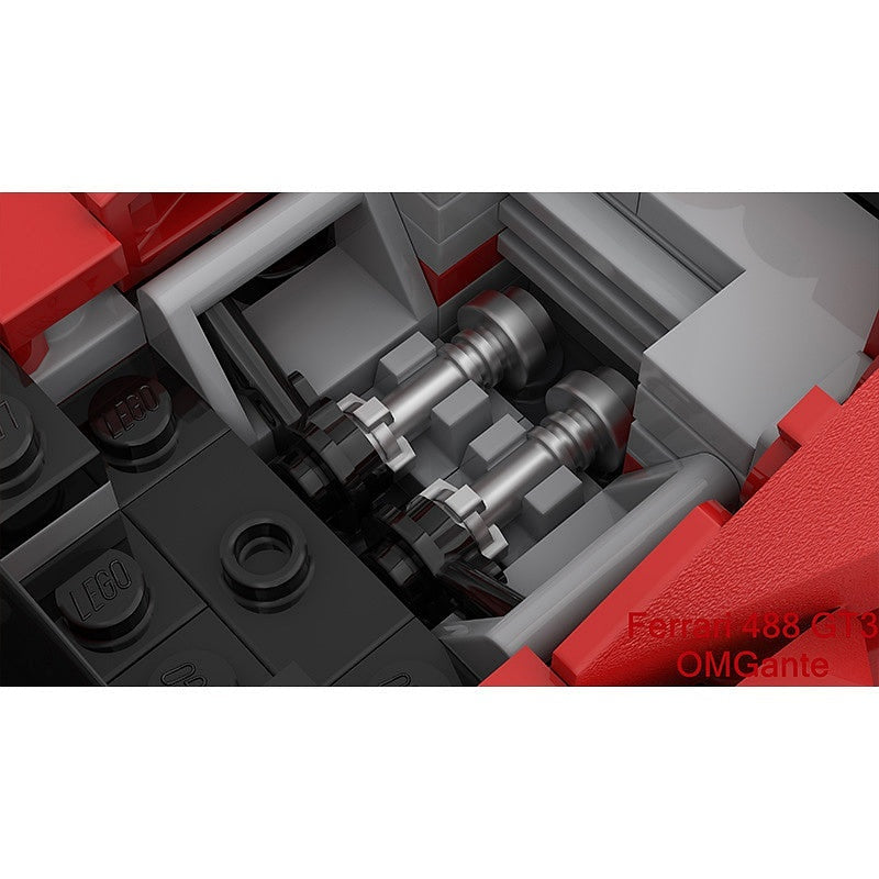 Italian GT3 Endurance Racing Car MOC Building Kit | Track Vehicle Model - 6