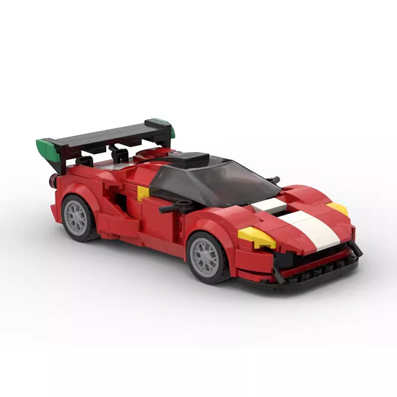Italian GT3 V8 Turbo Racing Car Building Kit | Compatible MOC - 3