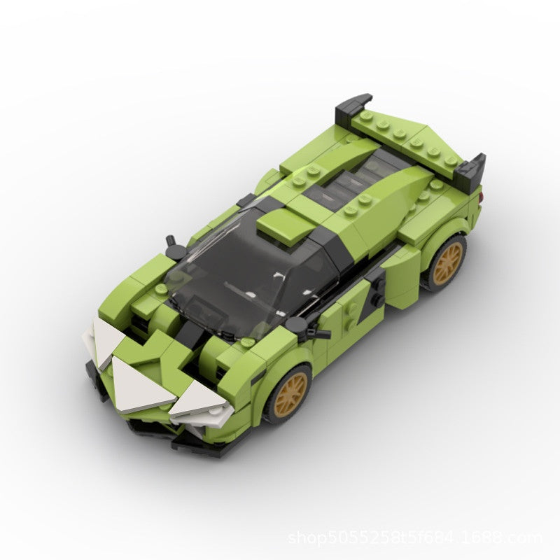 Italian Hybrid Supercar Building Kit | LEGO-Compatible MOC - 3