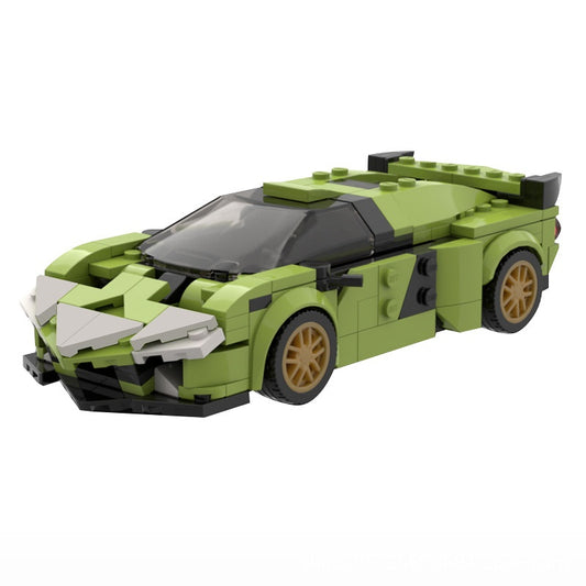 Italian Hybrid Supercar Building Kit | LEGO-Compatible MOC - 4
